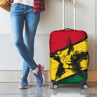 Ghana Flag Luggage Cover with Coat of Arms Design TS04