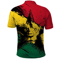 Ghana Flag Polo Shirt with Coat of Arms Design TS04