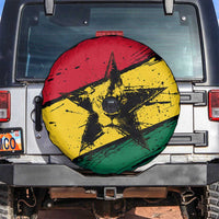 Ghana Flag Spare Tire Cover with Coat of Arms Design TS04