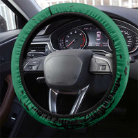 Ghana Flag Steering Wheel Cover with Coat of Arms Design TS04