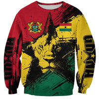 Ghana Flag Sweatshirt with Coat of Arms Design TS04
