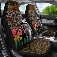 Kwame Nkrumah Car Seat Cover with Coat of Arms – Grunge Style Design
