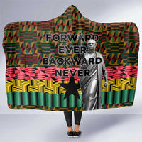 Kwame Nkrumah Hooded Blanket with Coat of Arms – Grunge Style Design