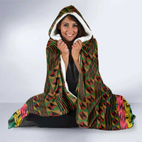 Kwame Nkrumah Hooded Blanket with Coat of Arms – Grunge Style Design