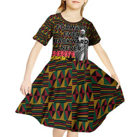 Kwame Nkrumah Kid Short Sleeve Dress with Coat of Arms – Grunge Style Design