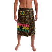 Kwame Nkrumah Lavalava with Coat of Arms – Grunge Style Design