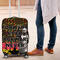 Kwame Nkrumah Luggage Cover with Coat of Arms – Grunge Style Design