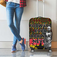 Kwame Nkrumah Luggage Cover with Coat of Arms – Grunge Style Design