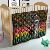 Kwame Nkrumah Quilt with Coat of Arms – Grunge Style Design