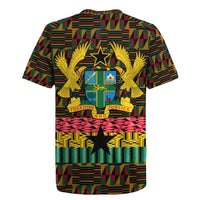 Kwame Nkrumah Rugby Jersey with Coat of Arms – Grunge Style Design