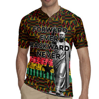 Kwame Nkrumah Rugby Jersey with Coat of Arms – Grunge Style Design