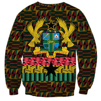 Kwame Nkrumah Sweatshirt with Coat of Arms – Grunge Style Design