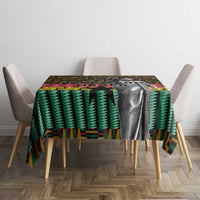 Kwame Nkrumah Tablecloth with Coat of Arms – Grunge Style Design