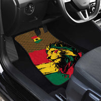 Ghana Lion Car Mats - Map & Coat of Arms Grunge Style Design
