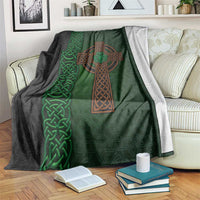 Ireland Celtic Knot and Clover Design Blanket