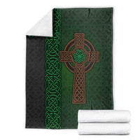 Ireland Celtic Knot and Clover Design Blanket