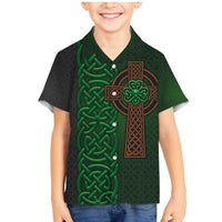 Ireland Celtic Knot and Clover Design Family Matching Mermaid Dress and Hawaiian Shirt