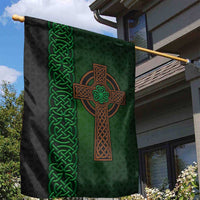 Ireland Celtic Knot and Clover Design Garden Flag