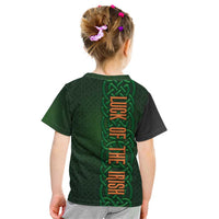 Ireland Celtic Knot and Clover Design Kid T Shirt