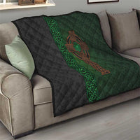 Ireland Celtic Knot and Clover Design Quilt