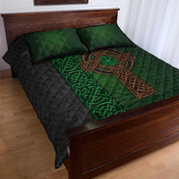 Ireland Celtic Knot and Clover Design Quilt Bed Set