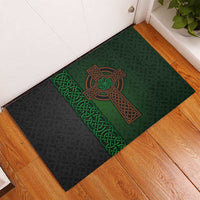 Ireland Celtic Knot and Clover Design Rubber Doormat