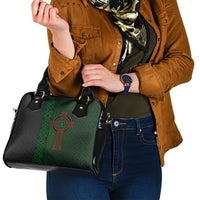 Ireland Celtic Knot and Clover Design Shoulder Handbag
