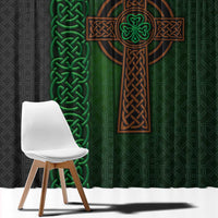 Ireland Celtic Knot and Clover Design Window Curtain