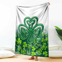 Celtic Knot and Clover Ireland - Inspired Design Blanket
