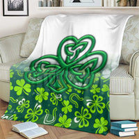 Celtic Knot and Clover Ireland - Inspired Design Blanket