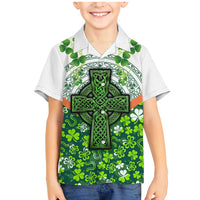 Celtic Knot and Clover Ireland - Inspired Design Family Matching Mermaid Dress and Hawaiian Shirt