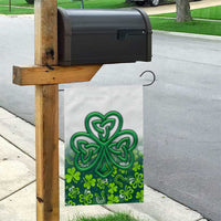Celtic Knot and Clover Ireland - Inspired Design Garden Flag