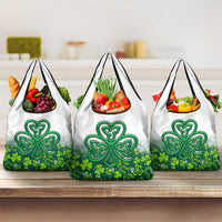 Celtic Knot and Clover Ireland - Inspired Design Grocery Bag