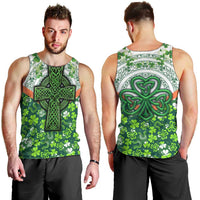 Celtic Knot and Clover Ireland - Inspired Design Men Tank Top