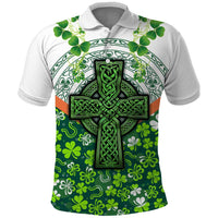 Celtic Knot and Clover Ireland - Inspired Design Polo Shirt