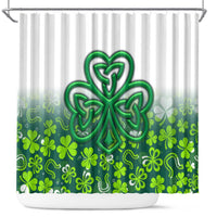 Celtic Knot and Clover Ireland - Inspired Design Shower Curtain