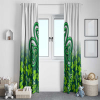 Celtic Knot and Clover Ireland - Inspired Design Window Curtain
