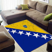 Bosnia and Herzegovina Area Rug Flag and Coat of Arms Hoodie – Unique Combination Design