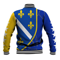 Bosnia and Herzegovina Baseball Jacket Flag and Coat of Arms Hoodie – Unique Combination Design
