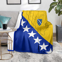 Bosnia and Herzegovina Blanket Flag and Coat of Arms Hoodie – Unique Combination Design