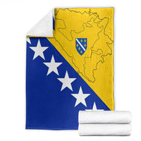 Bosnia and Herzegovina Blanket Flag and Coat of Arms Hoodie – Unique Combination Design