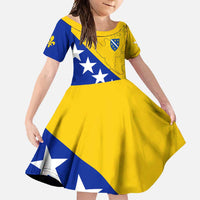 Bosnia and Herzegovina Family Matching Summer Maxi Dress and Hawaiian Shirt Flag and Coat of Arms Hoodie – Unique Combination Design