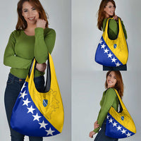 Bosnia and Herzegovina Grocery Bag Flag and Coat of Arms Hoodie – Unique Combination Design