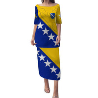 Bosnia and Herzegovina Puletasi Flag and Coat of Arms Hoodie – Unique Combination Design