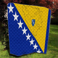 Bosnia and Herzegovina Quilt Flag and Coat of Arms Hoodie – Unique Combination Design