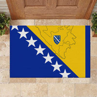 Bosnia and Herzegovina Rubber Doormat Flag and Coat of Arms Hoodie – Unique Combination Design