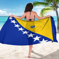 Bosnia and Herzegovina Sarong Flag and Coat of Arms Hoodie – Unique Combination Design