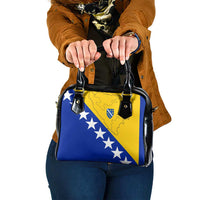 Bosnia and Herzegovina Shoulder Handbag Flag and Coat of Arms Hoodie – Unique Combination Design