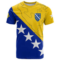 Bosnia and Herzegovina T Shirt Flag and Coat of Arms Hoodie – Unique Combination Design