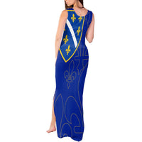 Bosnia and Herzegovina Tank Maxi Dress Flag and Coat of Arms Hoodie – Unique Combination Design